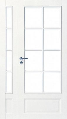 Дверь белая массивная SWEDOOR by Jeld-Wen Craft 104 + расширение