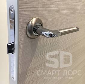 Дверь Kapelli Eco дуб неаполь серый  поперечный