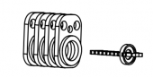 Удлинитель цилиндра Abloy (Аблой), 12 мм