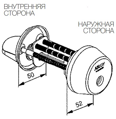 Цилиндр Abloy (Аблой) CY039