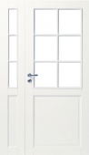 Дверь белая массивная SWEDOOR by Jeld-Wen Craft 102 + расширение, M13(10+3)х21, Правая, Белый NCS S 0502-Y