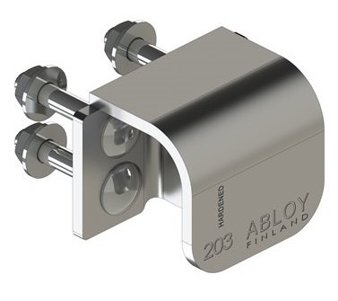 Петли Abloy PL201/203 для навесных замков с дужкой до 18 мм.