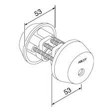 Цилиндр Abloy (Аблой) CY002