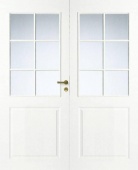 Дверь филенчатая SWEDOOR by Jeld-Wen Style 2, двустворчатая, M13x21, Левая