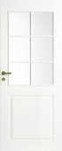 Дверь белая филенчатая SWEDOOR by Jeld-Wen Style 2,  М9x21,  Левая