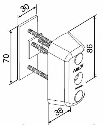 Цилиндр Abloy (Аблой) CY063