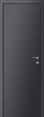 Дверь Капелли Multicolor ДГ, RAL7021 - Black grey