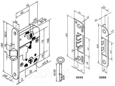 Корпус замка Abloy (Аблой) 2014