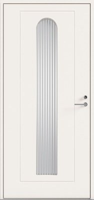 Дверь входная Kaski Future Shaula Thermo, Белый NCS S 0502-Y, 10*21, левое