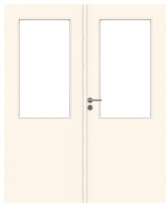 Дверь гладкая SWEDOOR by Jeld-Wen Easy 205 Двустворчатая