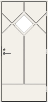Теплая входная дверь SWEDOOR by Jeld-Wen Classic Schuman Eco