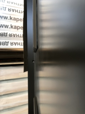 Теплая входная дверь SWEDOOR by Jeld-Wen Basic B0060, коричневая (цвет RR32), М10*21, ПРАВАЯ , замок LC102, №11