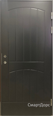 Теплая финская входная дверь SWEDOOR by Jeld-Wen Function F2000, темно-серая (цвет RR23)