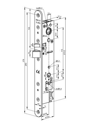 Замок электромеханический Abloy (Аблой) EL495FU