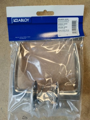 Ручка нажимная Abloy (Аблой) Polarita 16/001 Zn/Hcr 40  фотография