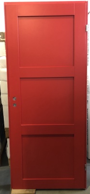 Дверь (дверное полотно + коробка) SWEDOOR by Jeld-Wen UNIQUE 505, цвет красный NCS S 2570-Y90R, М9*21, №30