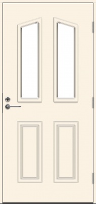 Теплая входная дверь SWEDOOR by Jeld-Wen Classic Rossini Eco, M10x21, Правая