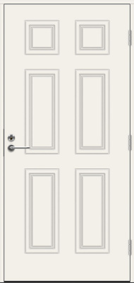 Теплая входная дверь SWEDOOR by Jeld-Wen Classic Ravel Eco
