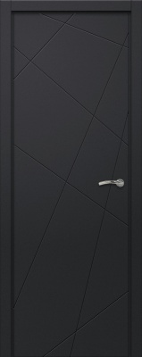 Дверь Капелли Multicolor Ф7A, RAL7021 - Black grey