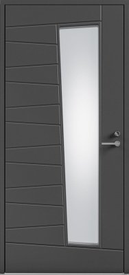 Дверь входная Kaski Future Matar Thermo, Белый NCS S 0502-Y, 10*21, левое