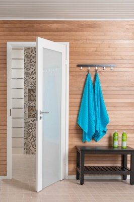 Дверь белая массивная SWEDOOR by Jeld-Wen Unique 500 фотография