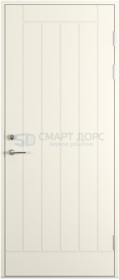 Дверь наружная деревянная ScanDo 01, белая