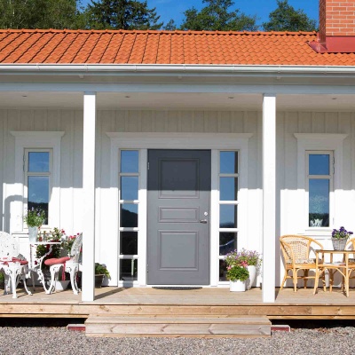 Теплая входная дверь SWEDOOR by Jeld-Wen Classic Puccini Eco фотография