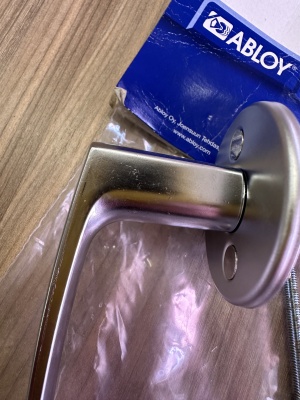 Ручка нажимная Abloy (Аблой) Polarita 16/001 Zn/Hcr 40  фотография